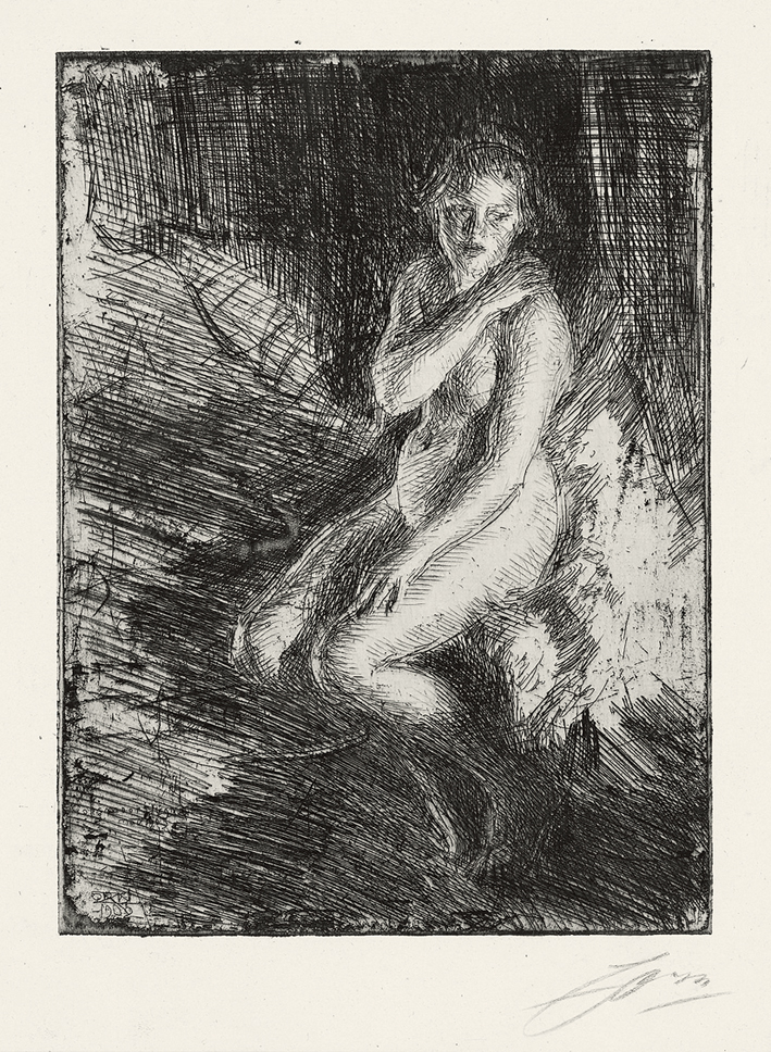  安德斯·莱奥纳德·佐恩 Anders Leonard Zorn —— 佐恩(素描) (105)